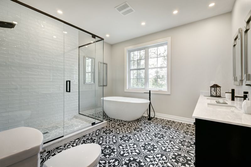 Corner Walk-in Shower with Bench