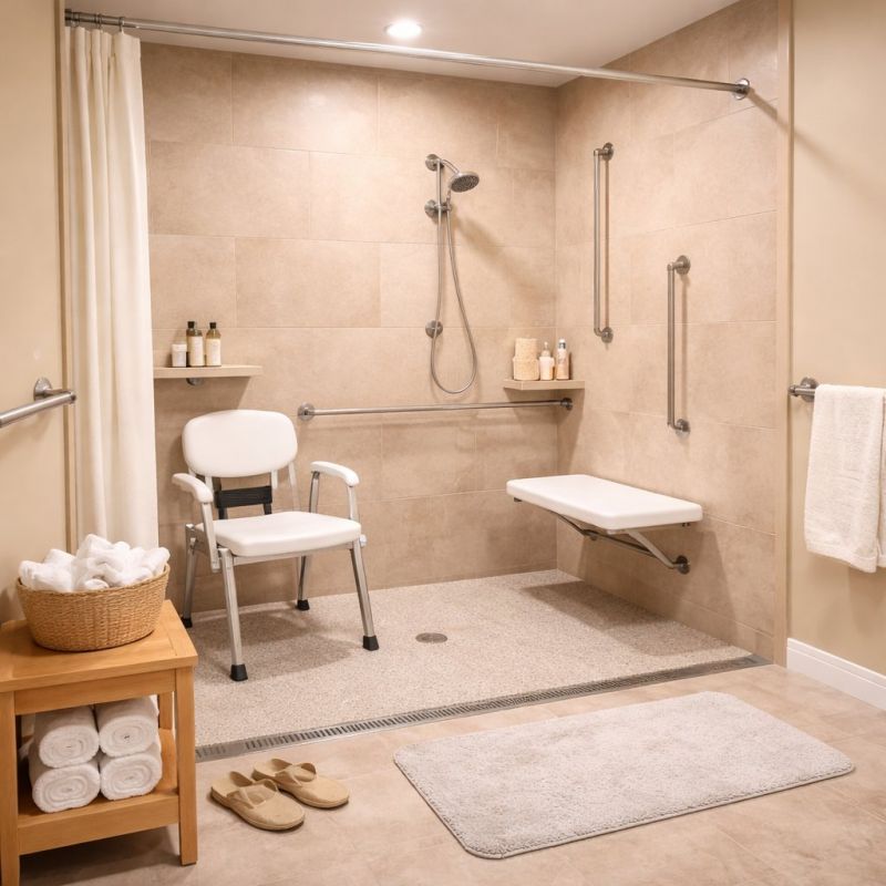 Senior Shower Installation in Pinellas County, FL