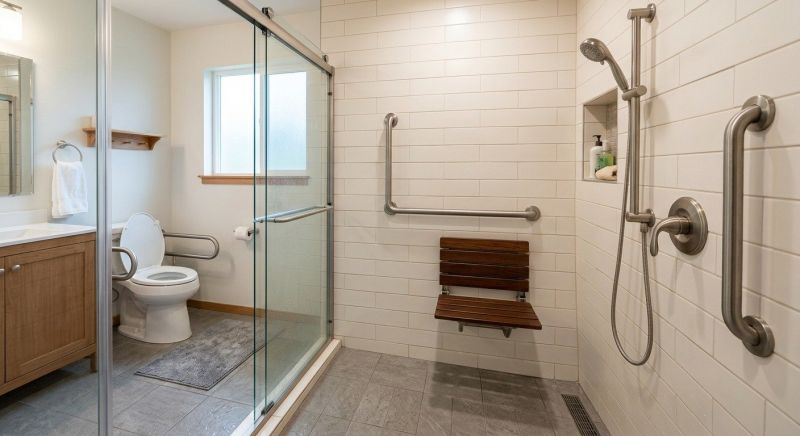Senior Shower Installation in Portland, ME